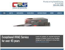 Tablet Screenshot of customairsystems.com