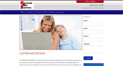 Desktop Screenshot of customairsystems.net